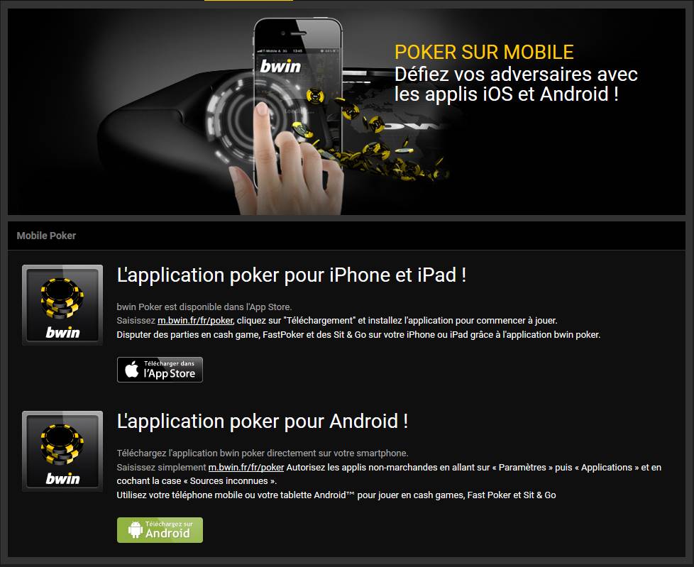 Quelles sont les applications disponibles ?