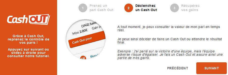 L'option CashOut est disponible chez PMU.fr